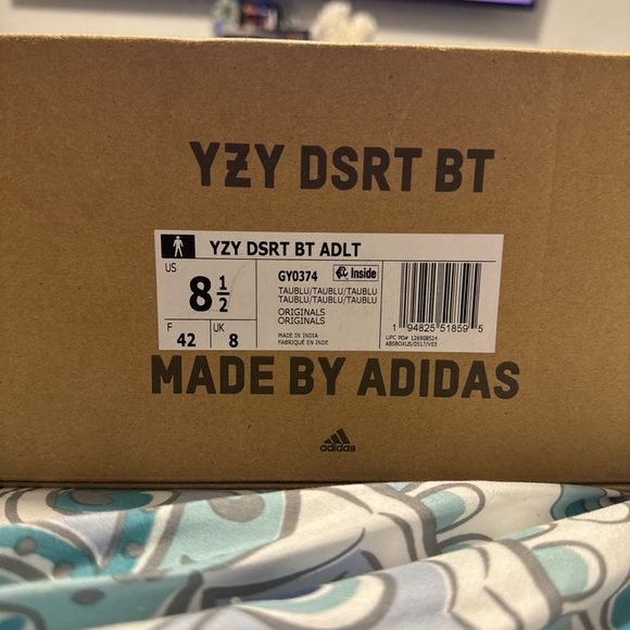 Yeezy Taupe Blue Desert Boots - Picture 2 of 2